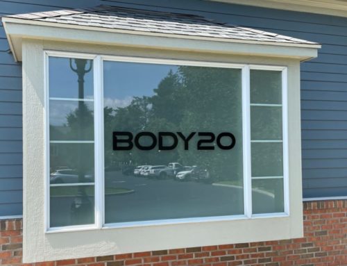Body 20 Frosted Window Vinyl