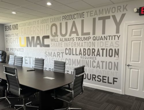 UMAC Conference Room Wall Graphic